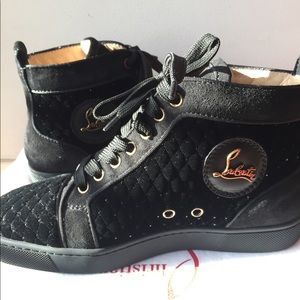 Auth Christian Louboutin Crystal Sneaker
